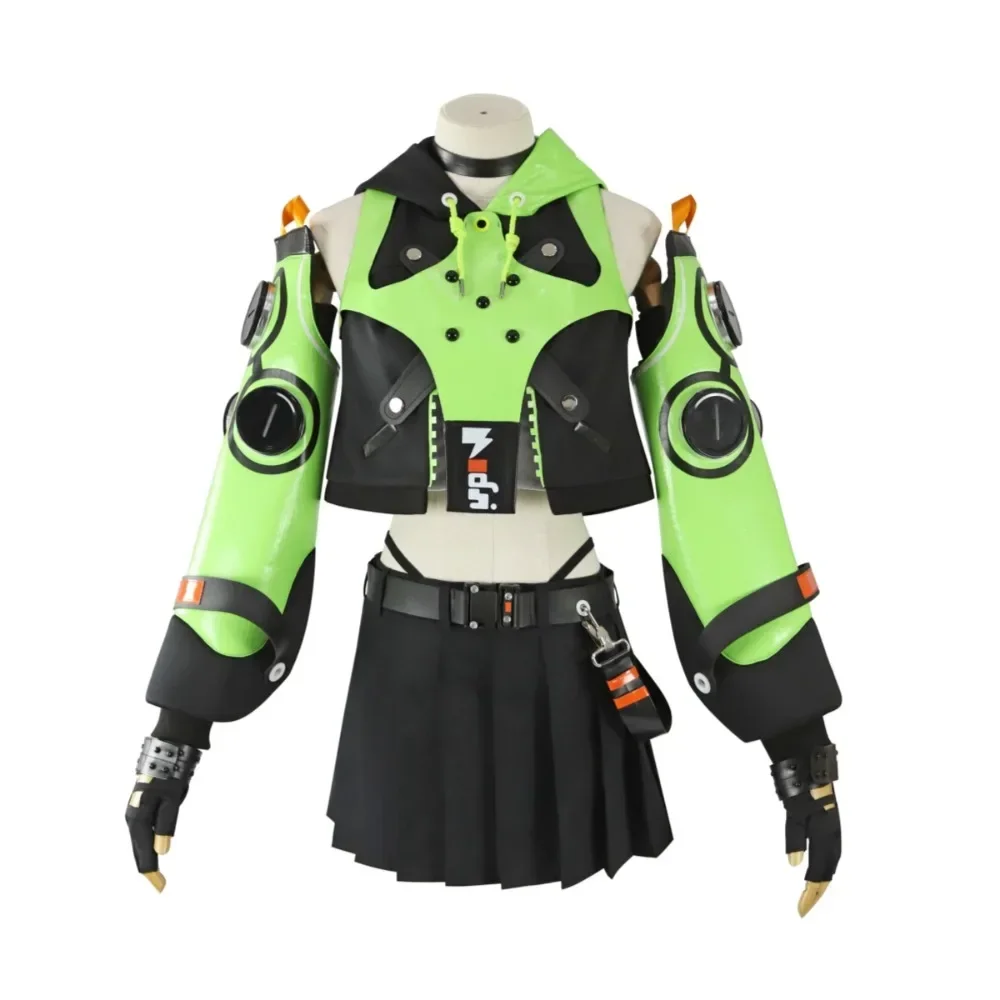 

Anby Cosplay Costume Zenless Zone Zero Anby Cosplay Costume Cos ZZZ Anby Demara Cosplay Costume Green Black Uniform 2025