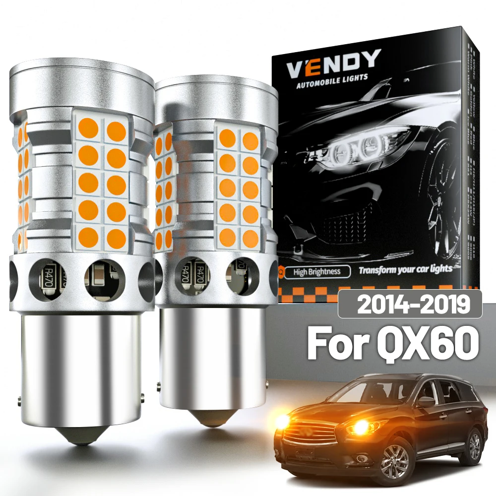2 Stück LED-Blinker für Infiniti QX60 2014–2019, Blinker, 2015, 2017, 2018, Canbus-Zubehör