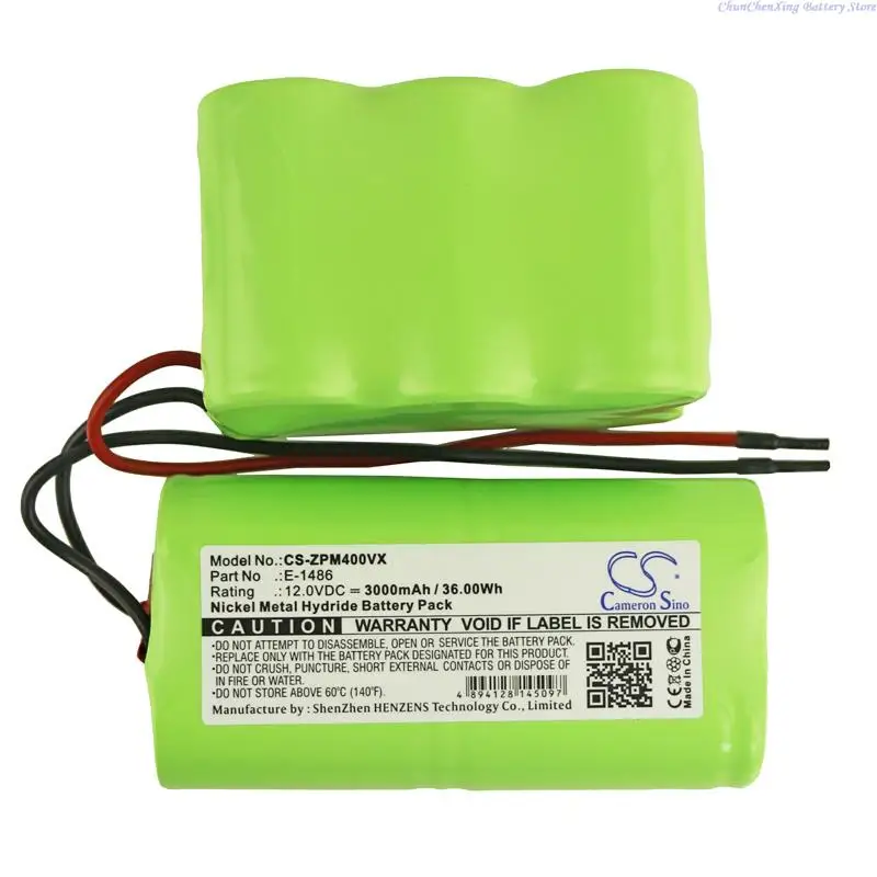 Cameron Sino 3000mAh odkurzacz bateria E-1486 do PWC-400 ZEPTER, Turbohandy 2 w 1