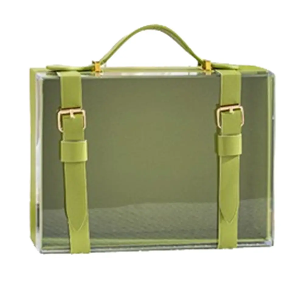 

Кейс для сумок: прозрачная подарочная коробка из акрила класса люкс, портативный органайзер с окошками, идеальный подарок для друга