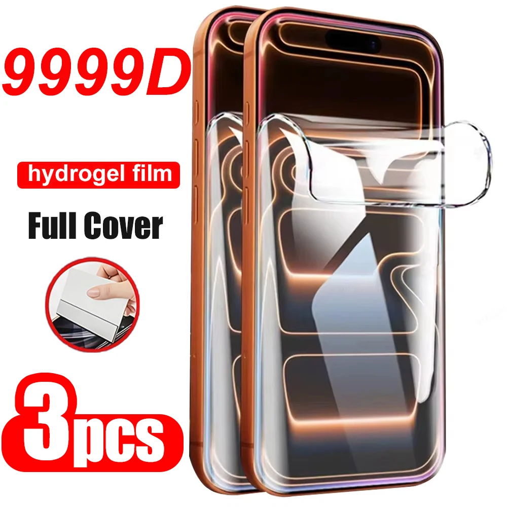3 шт. гидрогелевая защитная пленка для экрана для Samsung A36 A26 A16 5G A35 A34 A33 A32 A31 A25 A24 A23 A22 A15 A14 не стеклянная мягкая пленка
