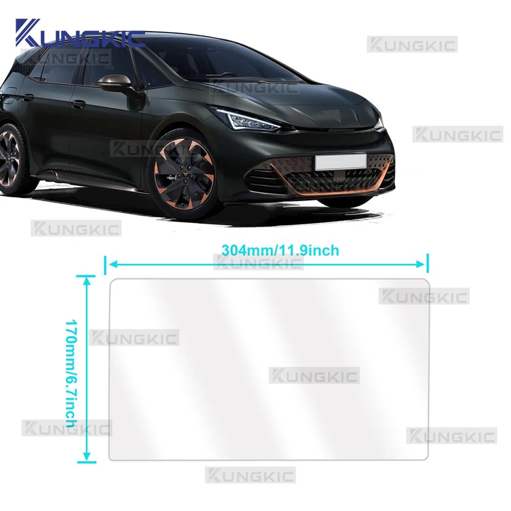 For Seat Leon ST/Cupra Formentor/Cupra Leon MK4/Cupra Born/Cupra Terramar 2025 Car Navigation Tempered Glass Screen Protector