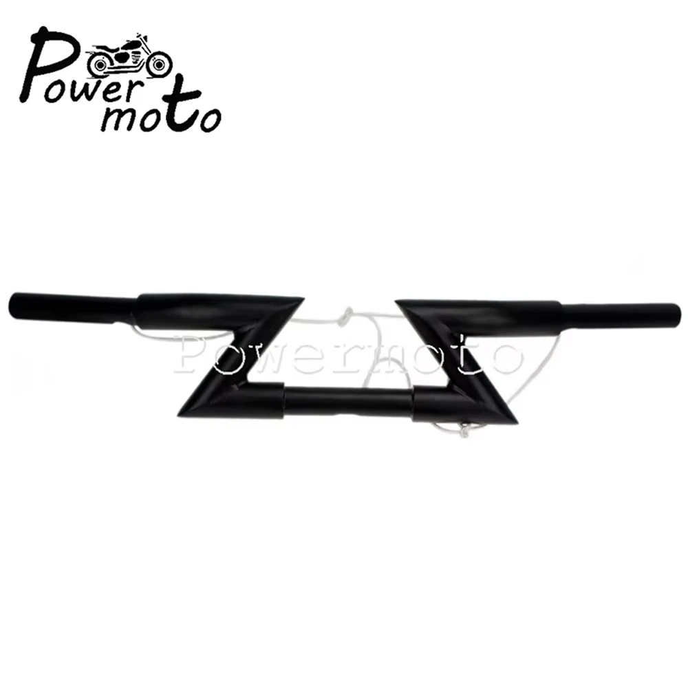 25mm Handlebar Z-Bar For Harley Custom Chopper Softail Dyna XL Sportster Street Bob Universal for Motorcycle 1\