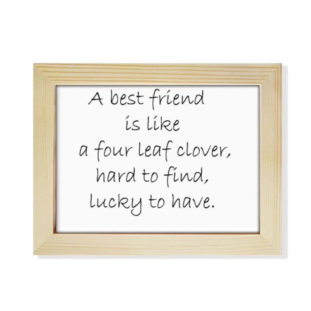 best friend is like four quote desktop photo frame picture art decoration painting 6x8 inch