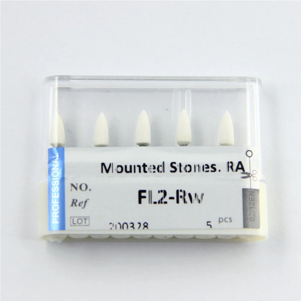 FL2-RW Contra Angle Dental Polishing Abrasive White Stone For Fillings Polishing Low-Speed Handpiece Contra Angle/Right Angle