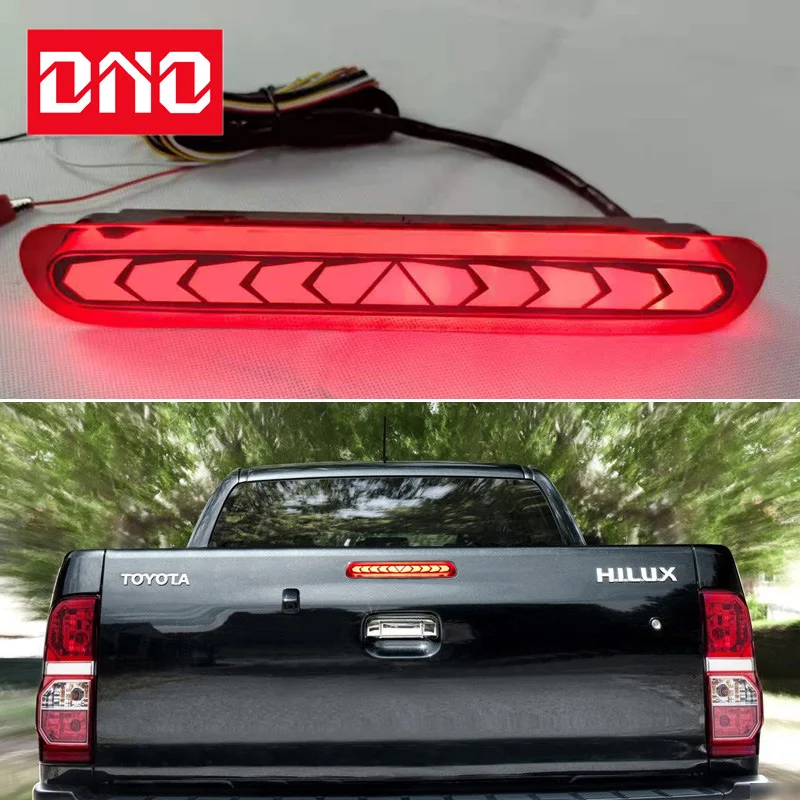 Car LED Rear Bumper Lamps For Toyota Hilux Vigo 2005-2014 Brake Light Turn Signal Backup Reflector Lamp Taillights Car Fog lamps