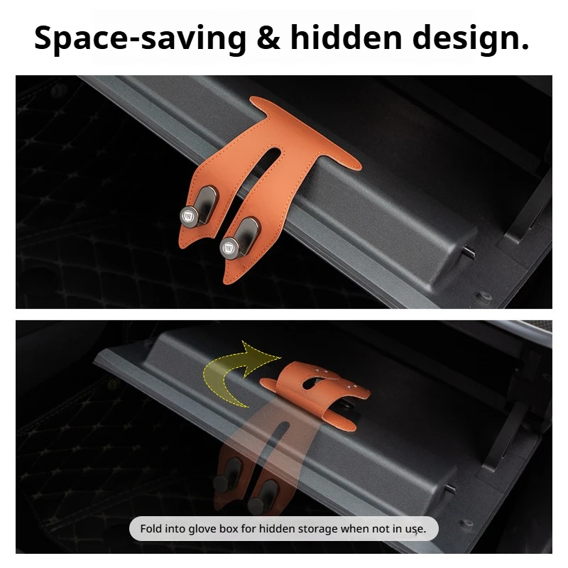 

Fiat 500 Abbas Panda 500e Tipo Cronos Argo Ducato Panda 500L Car Glove Box Hook 1 Pack Anti-Slip Suede Storage Hanger Accessory