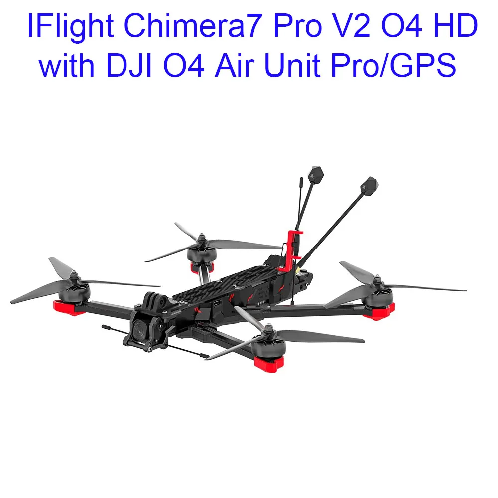 IFlight Chimera7 Pro V2 O4 6S HD Long Range Quad - F722 55A XING2 2809 1250KV O4  Air Unit Pro