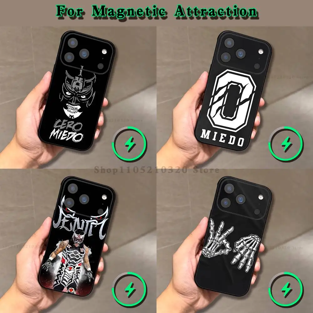 

Penta Zero M-Miedo Phone Case For iPhone 17,16,15,14,13,12,11,Pro,Max,Plus,E,Air,Mini Magnetic Magsafe Frosted Clear