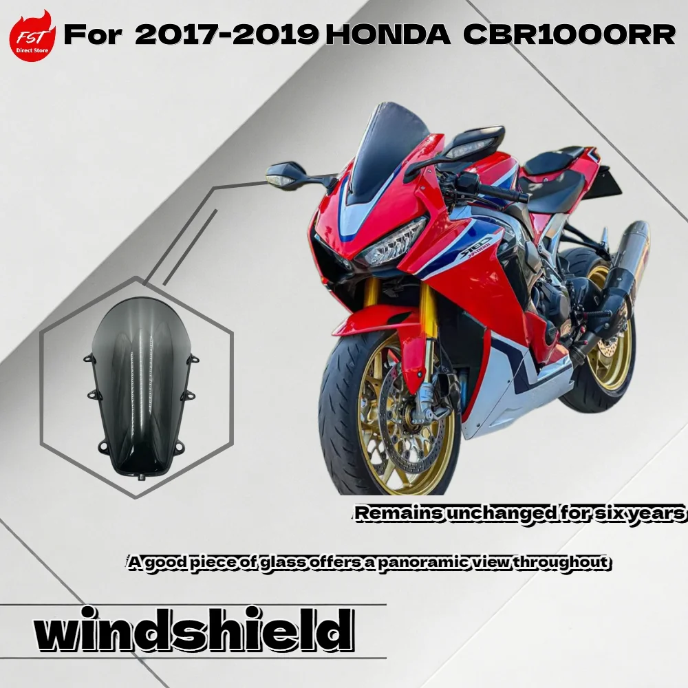 

For Honda CBR1000RR 2017-2019 Racing Heightened Front Windshield Wind Deflector
