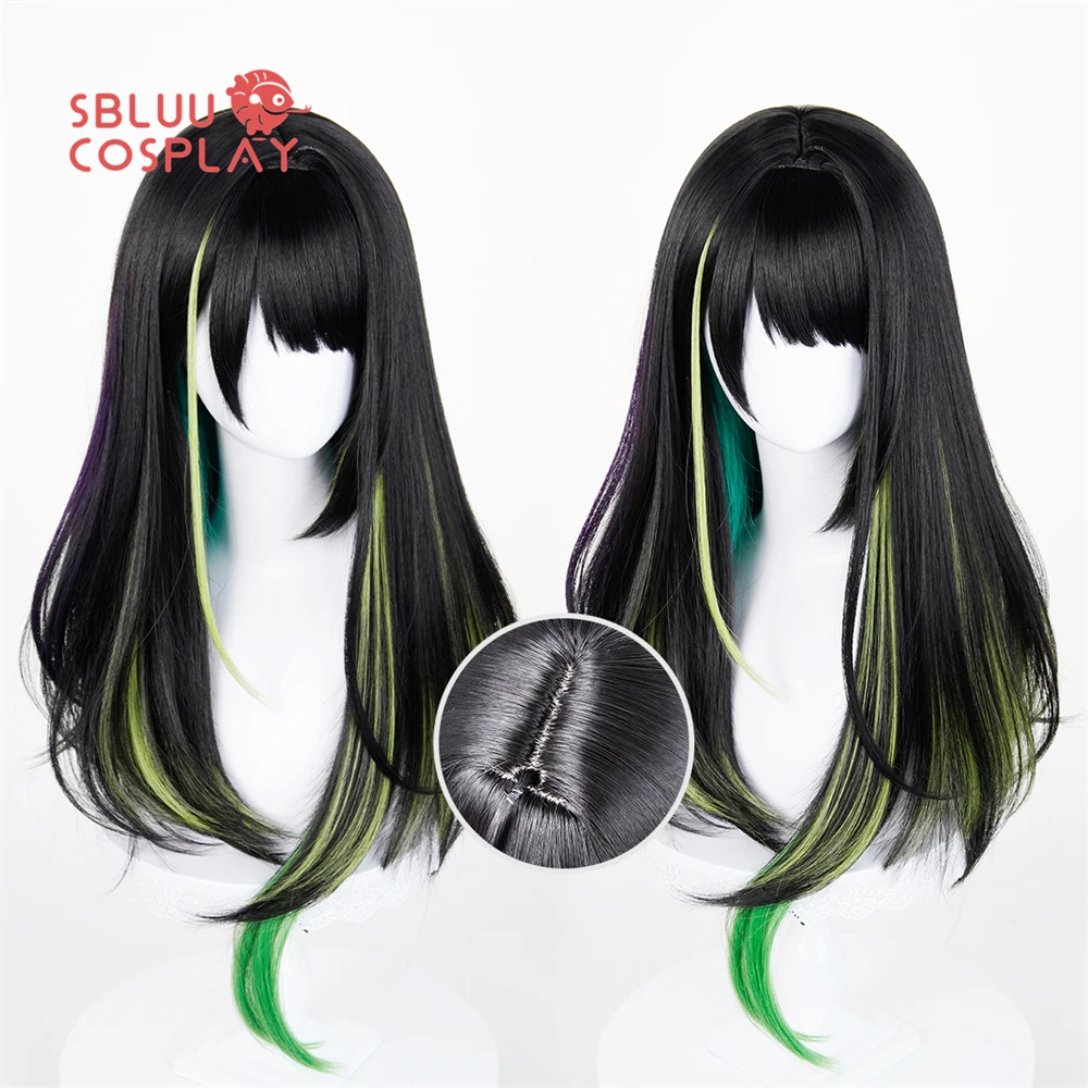 

SBluuCosplay Arknights Mon3tr Cosplay Wig Halloween Party Accessory