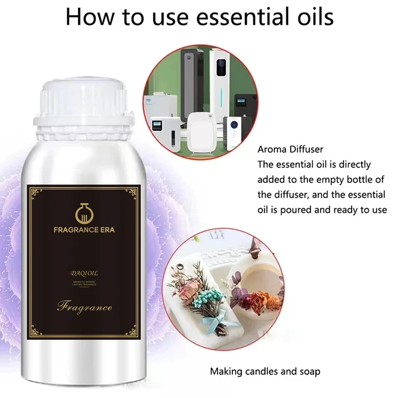 Diffuser aromaterapi minyak esensial 500Ml, penyebar Aroma bunga cocok untuk Hotel Rumah Tangga