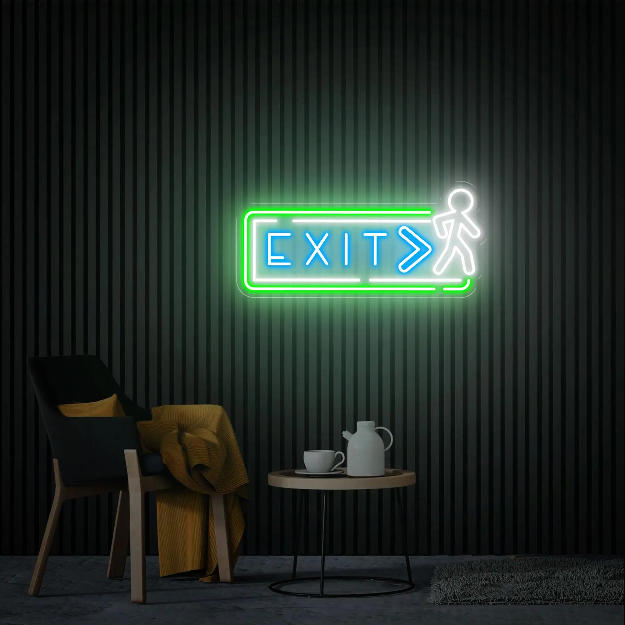 

Exit Neon Sign Business Shop Directional Exit Wall Neon Sign Wall Decor Bar Beer Club Neon Custom Business Sign