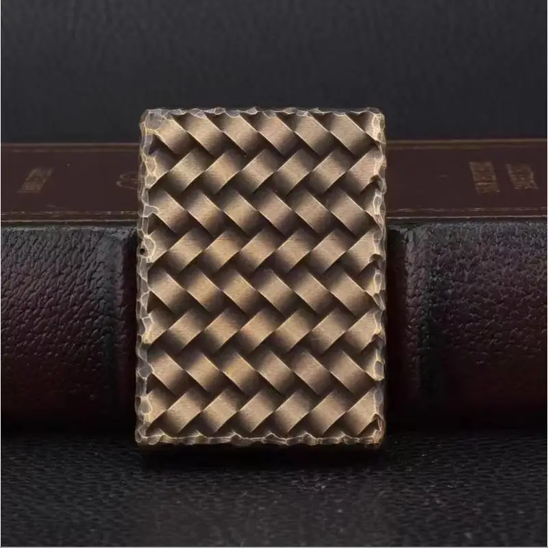 

ZORRO 912S Armored Brass Kerosiene Lighter, Rock Relief Old Craft Retro Windproof Grinding Wheel Lighter, Men's Collection Gift