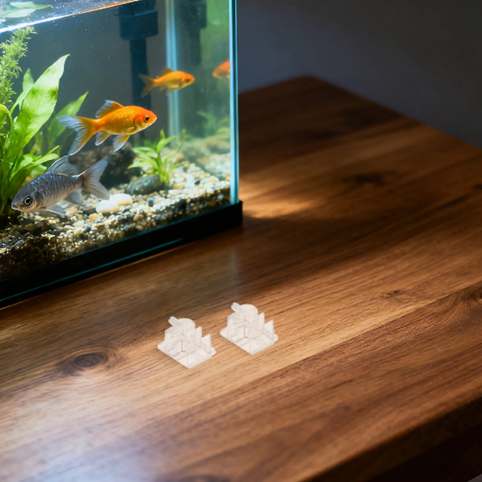 6 Pcs Fish Tank Inlet and Outlet Pipe Clamp Aquarium Water Holding Acrylic Holder Anti-jump Clip Hose Glass Buckle Cover