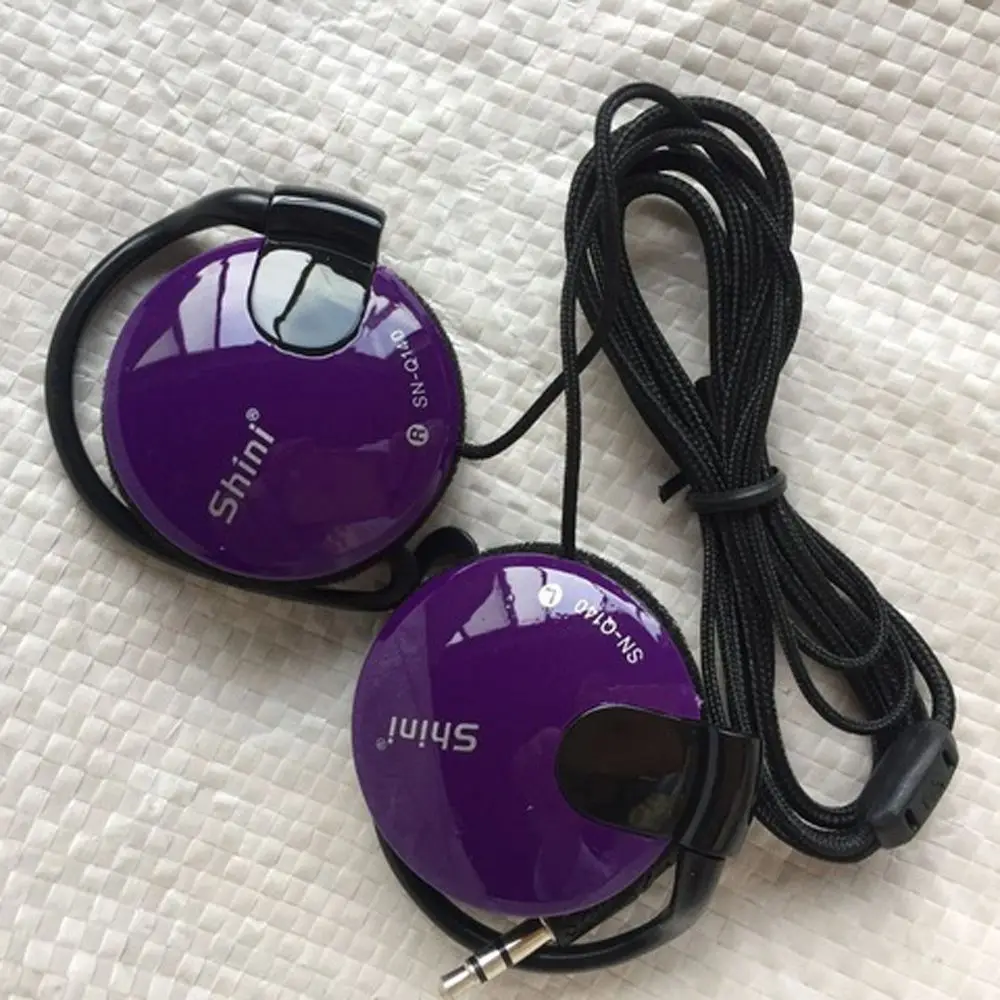 Multiple Color Sport Stereo 3.5mm Headset Headphone Earphone Ear Hook