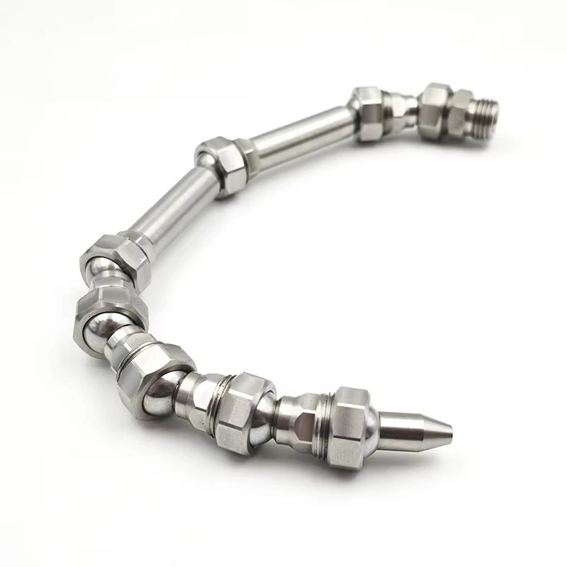 

SS304 Flexible Liquid Cooling Tube High Pressure Float Stainless Steel Coolant Hose 1/4" Machinery Lathe Cooling Pipe