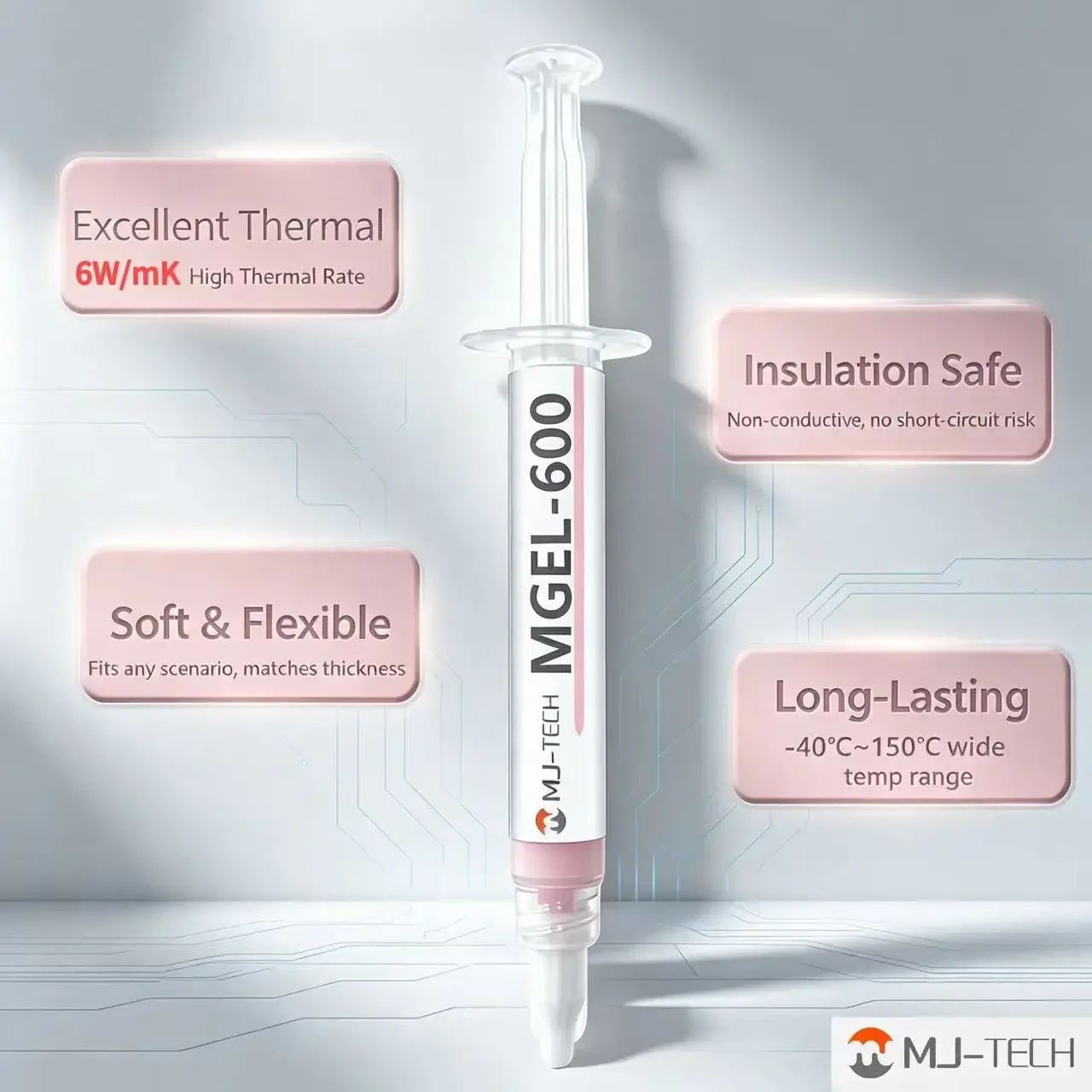 MJ-TECH MGEL-600 Thermal Putty - Thermal Paste recension och pris
