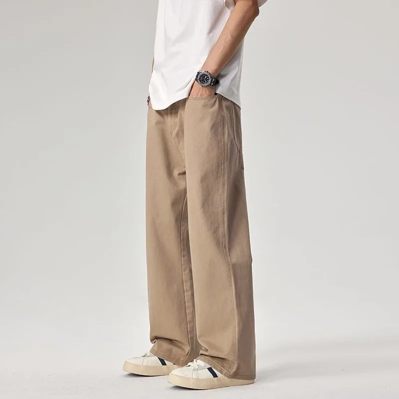 

New Trendy Brand Casual 2025 Pants Autumn New Loose Straight American Men's Trendy Versatile Trousers