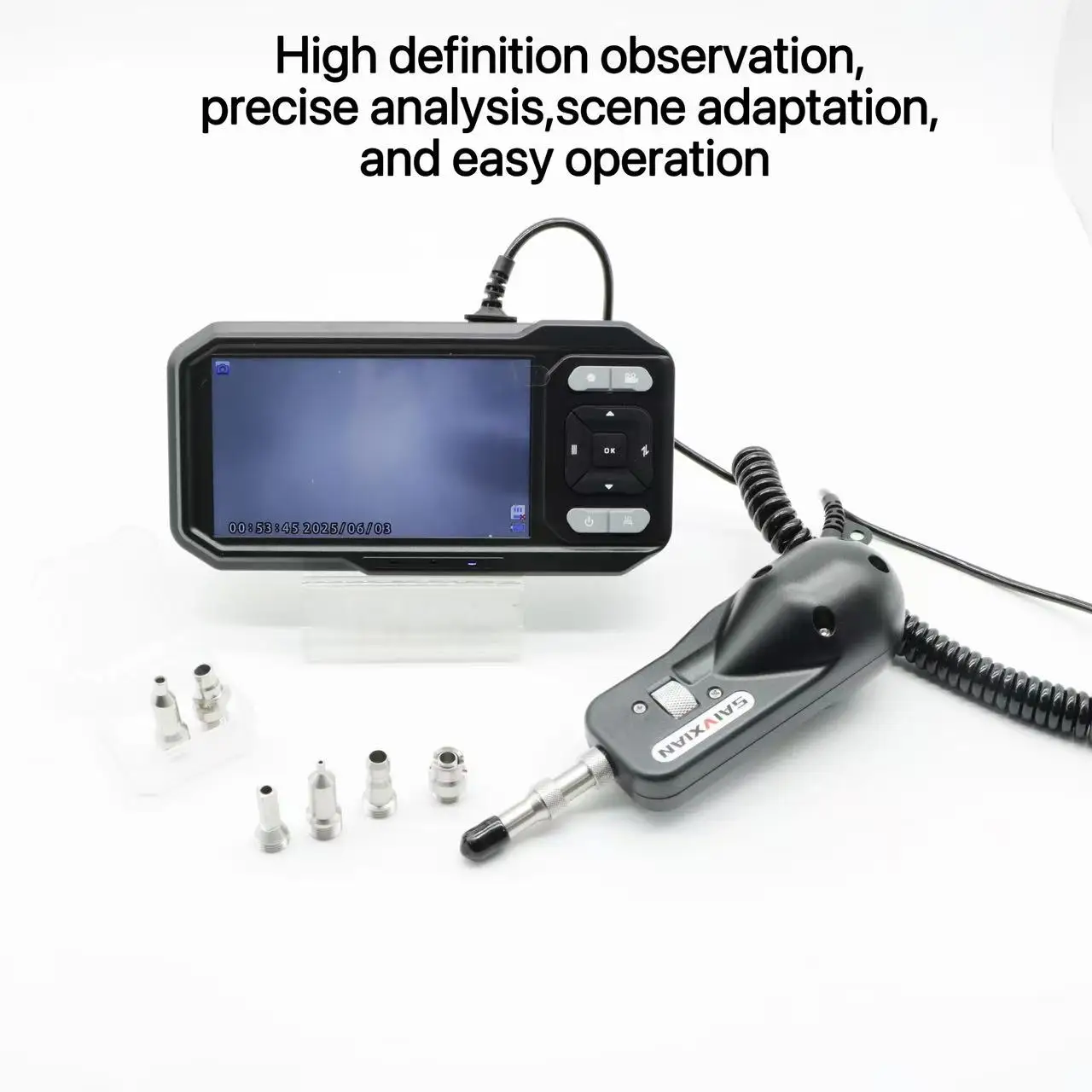 

A-600V оптоволоконный детектор торца, инструмент для оптической чистки микроскопа для прецизионных оптических компонентов, набор для чистки оптоволокна