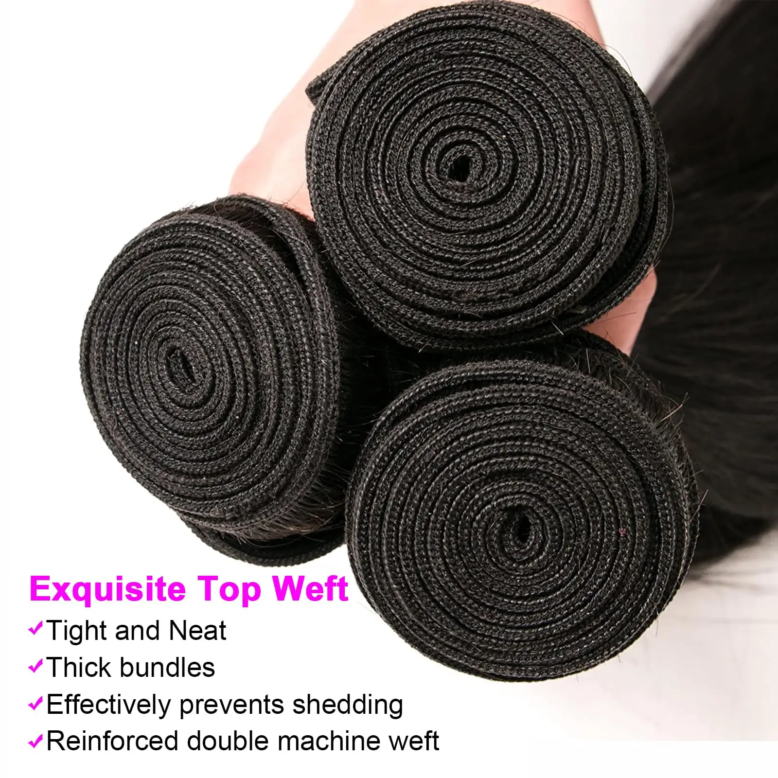 Loose Wave 8-32 Inch Long Indian Raw Human Hair Bundles 1/3/4 PCS Human Hair Extensions Natural Black Remy Hair Weave Bundle