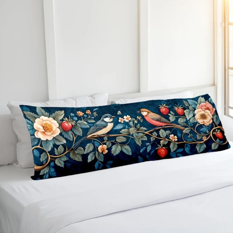 Five-Season  Decorative Pillowcase with Invisible Zipper, Ultra-Soft Breathable Fabric, Hidden Zipper Closure, Pillow Insert Not