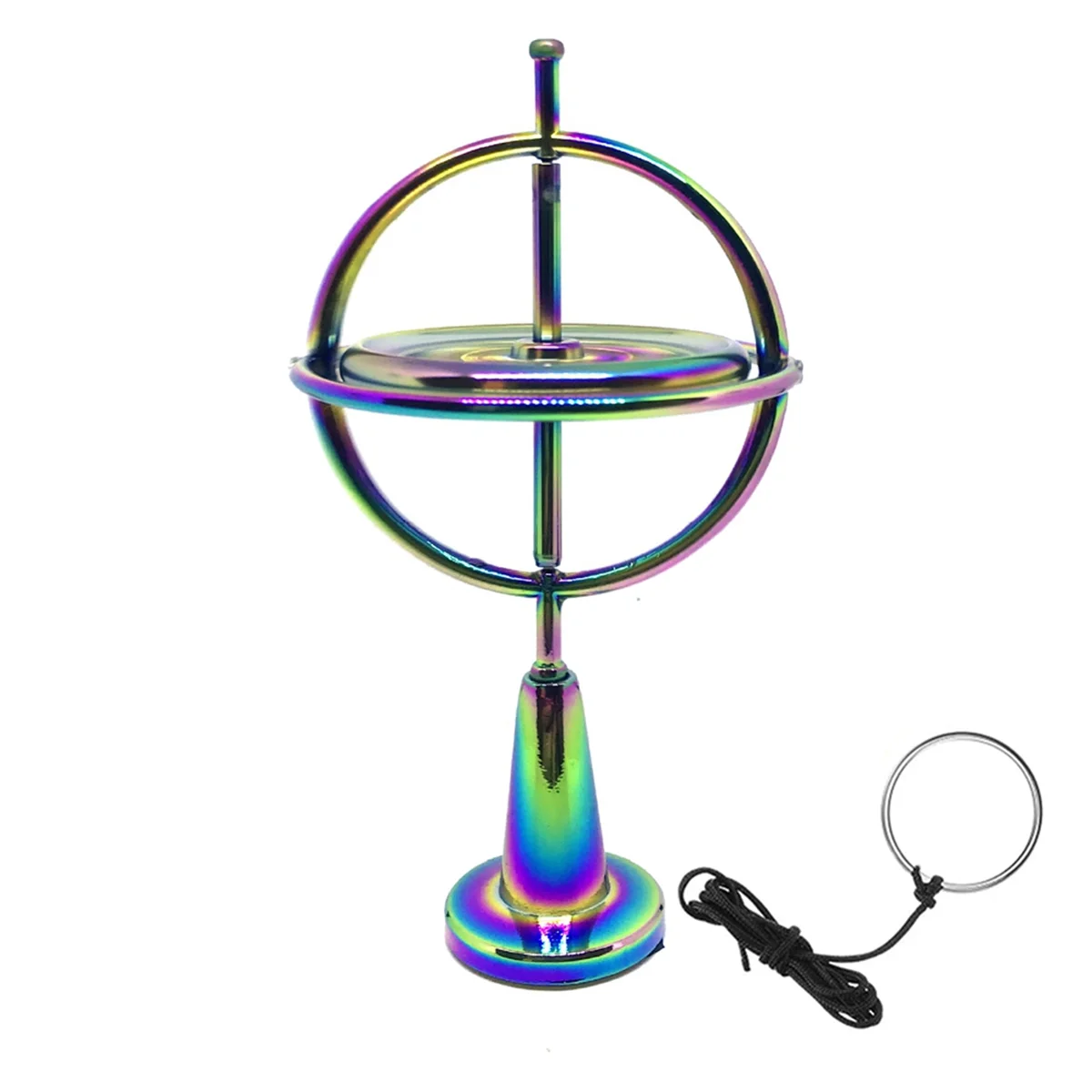 D-Self-Balancing Gyroscope Anti-Gravity Decompression Educational Toy Colorful Gyroscope, Gift for Kids