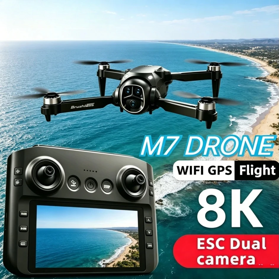 Drone Smart Rc Foldable - Original M7 Aerial Photography Quadcopter UAV