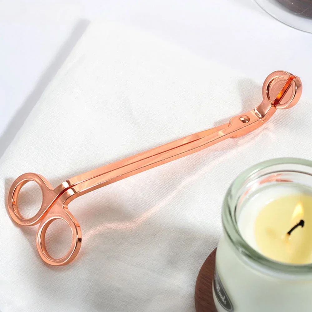 Texture Handle Candle Wick Snuffer Wick Trimmer Relief Design Wick Differ Tray Candle Care Tool Scented Candle Accessories Gifts