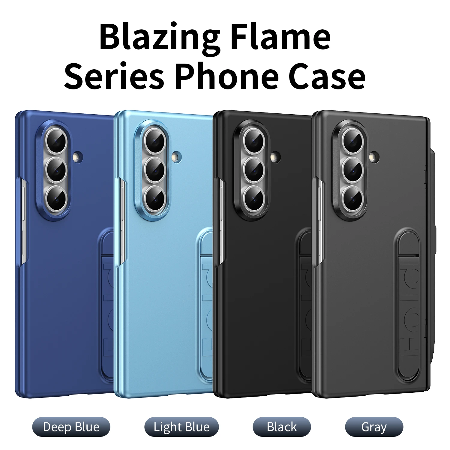 

Luxury Shockproof Case for Samsung Galaxy Fold 3 4 5 6 7 5G , invisible bracket Phone Cover Glass Screen Protector Film with Pen