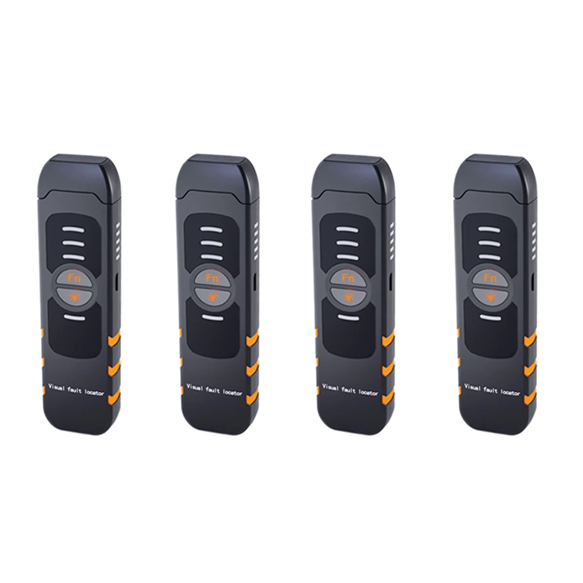 4X Fiber Optic Tester Pen Type Red Light Visual Fault Locator Rechargeable Optical Cable Test Optical Power Meter 5Mw