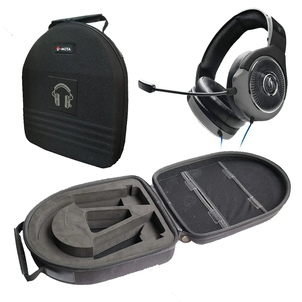 TDG Headphone Suitcase Carry case boxs for PDP Playstation Afterglow AG6 AG9 Headset,Synchros S700,Synchros S500 Headphones