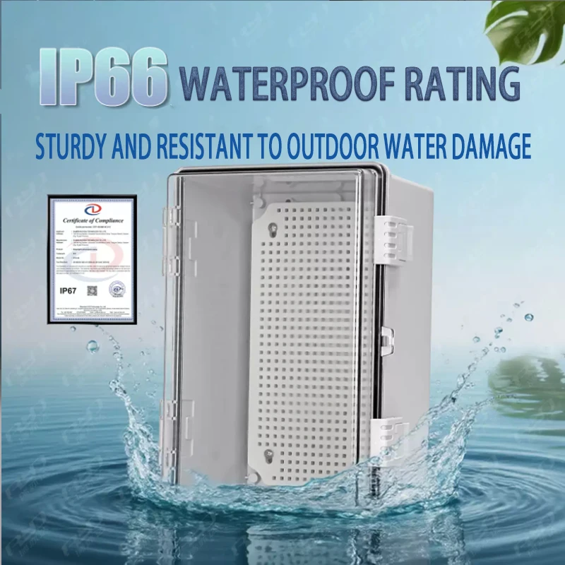 Engineering Rainproof Snap-on Base Box Outdoor Waterproof Plastic Distribution Box Waterproof Box Snap-on Electrical Box