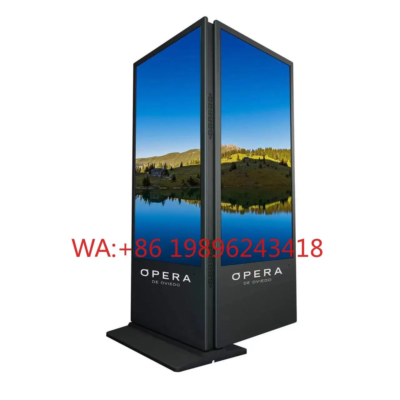 

43 49 55 Inch Kiosk Floor Standing Digital Signage Totem Double-sided Lcd Indoor Screen Advertising Video Display Player