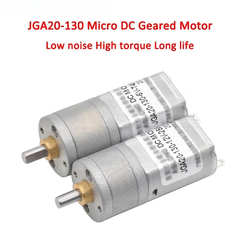 6v 12v 24v Gear Motor 20 21 28 37 - 833 Rpm Cw Ccw Jga20-130 Engine Diy Accessories Speed Reduction Gearbox Motors