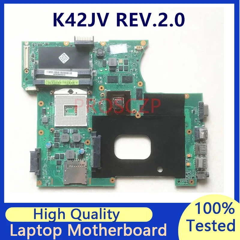 

Материнская плата ASUS K42JV REV.2.0 N11P-GS1-A3 HM55 SLGZS материнская плата для ноутбука, 100% Протестировано, работает хорошо