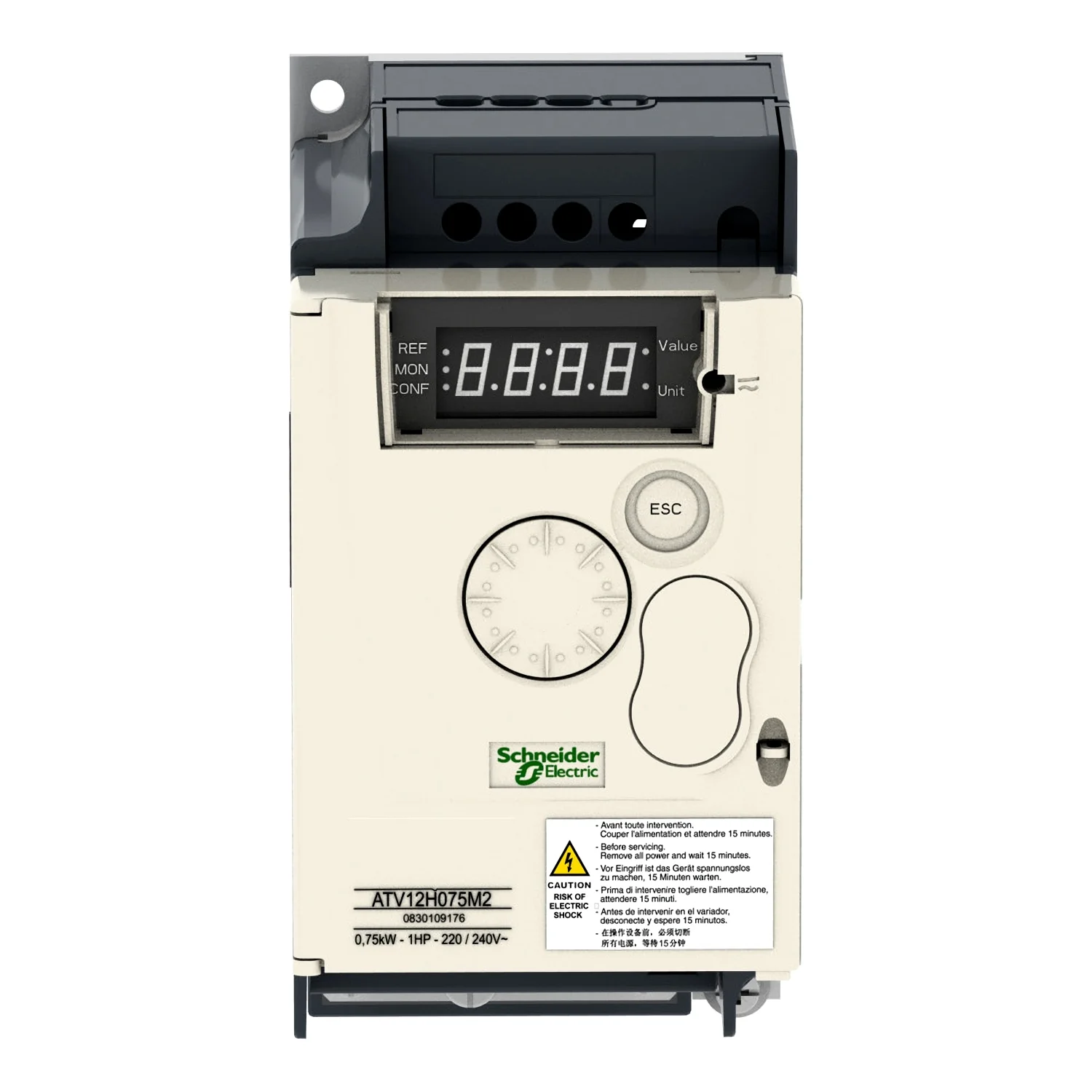 Sch-neider NEW and Original Variable Speed Drive ATV12 0.55KW ATV12H055M2 ATV12H075M2 ATV12H037M2 AC Frequency Inverter