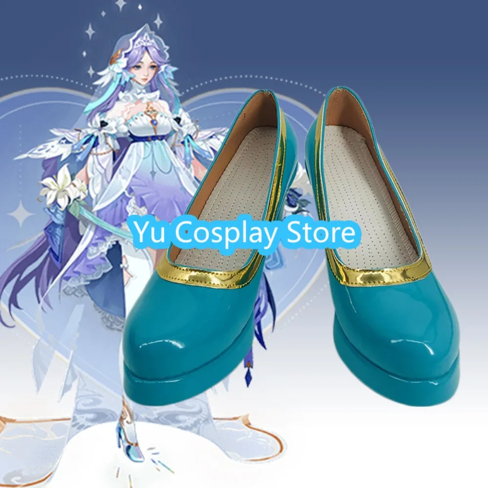 

Yu Косплей Магазин Honor Of Kings Da Qiao Свадебная обувь для косплея Аниме Игры Обувь для ролевых игр Сапоги Хэллоуин Вечеринка