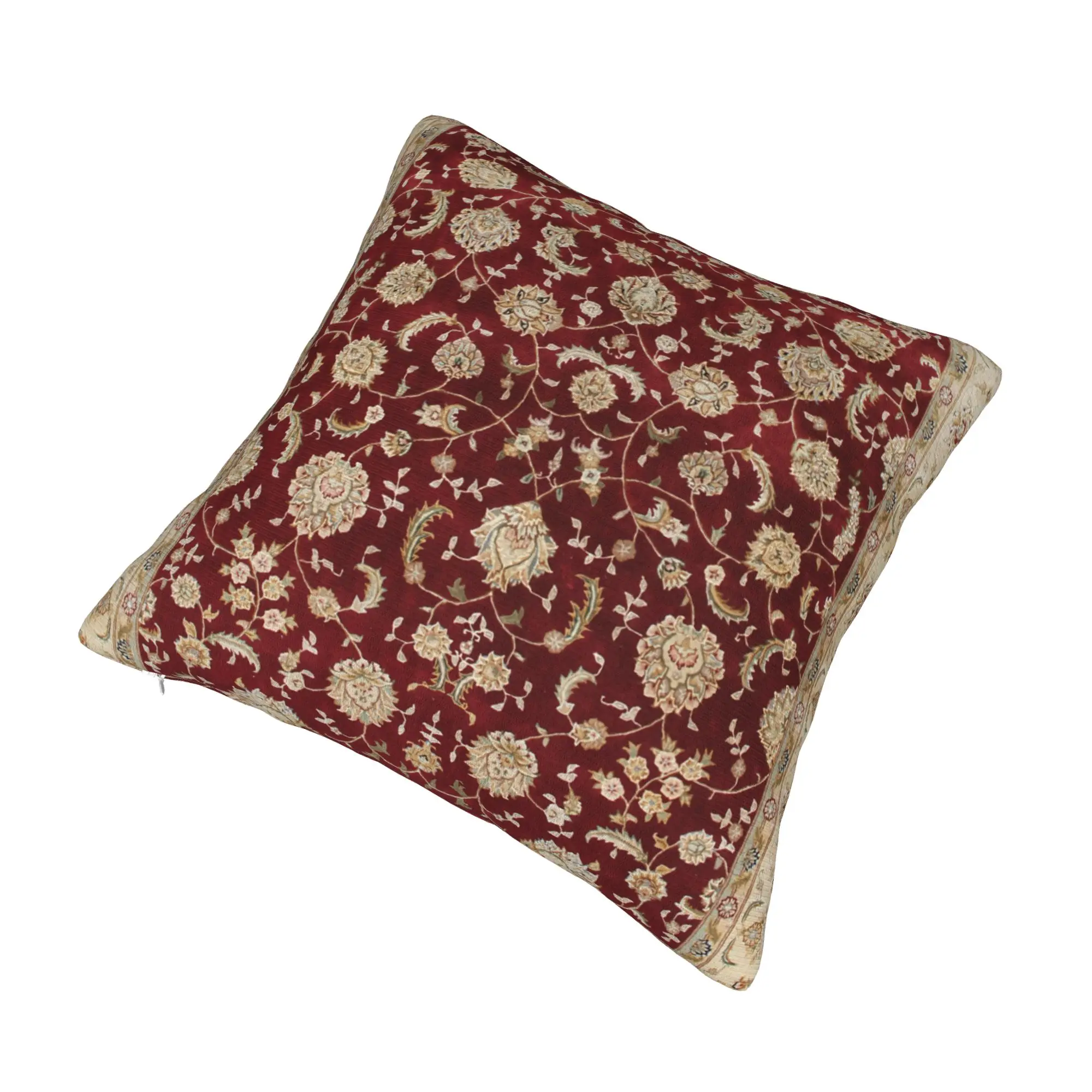 Fashion Bohemia Ethnic Antique Persian Carpet Cushion Cover Soft Tribal Rug Style Throw Pillow for Sofa Square Pillowcase