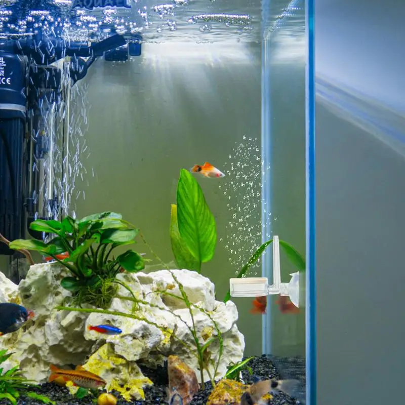 فقاعات الضغط المنخفض لحوض السمك خزانات الأسماك شفافة حوض السمك مضخة هواء الملحقات كفاءة طقم ناشر ثاني أكسيد الكربون لا حاجة نقع
