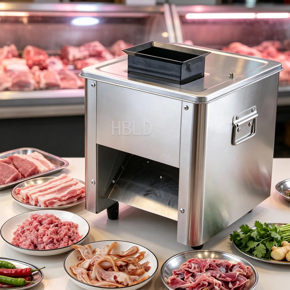 Meat Cutter Electric Commercial Meat Slicing Machine Automatic Shredder for Beef Pork