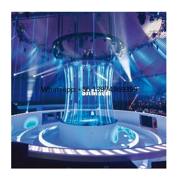 3D Holo-Gauze Screen 9.5x50m Manufacturer's Frame Style Holoflex for Holotronica Holoscim Scrim