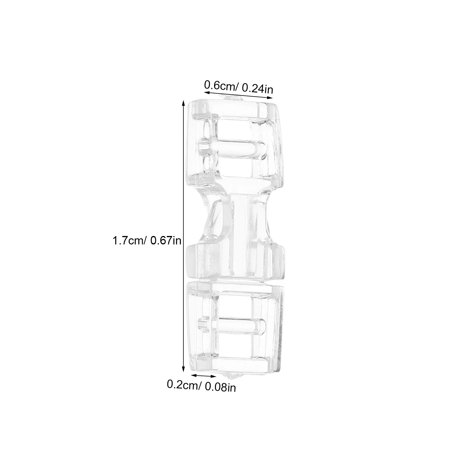 Boucles d'extension d'ongles invisibles, 30 pièces, fixation détachable en plastique sans trace pour presse réutilisable sur les ongles