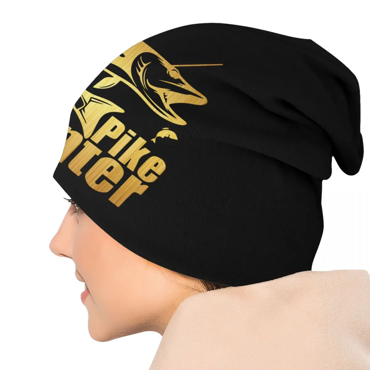 Gorro de pescador personalizado para hombre y mujer, gorro de punto, Hip Hop, cálido, invierno