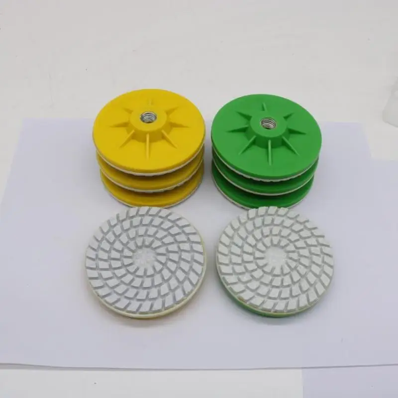 New 80mm Ceramic Tile Trimming Polishing Disc Angle Grinder Dry Polishing Marble Quartz Stone Chamfering Grinding Edge