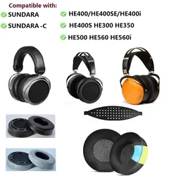 Ear Pads For Hifiman SUNDARA HE400 HE400SE 400i 400s HE560 560i HE500 300 350 headphones replacement earmuff earpillow headband
