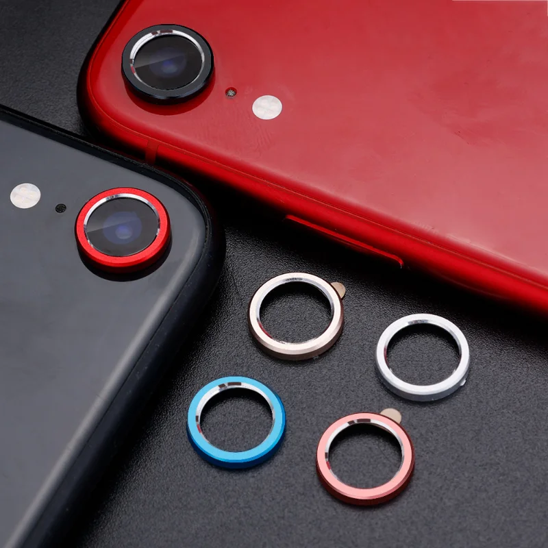 Rear Lens Protective Circle Ring Bumper Cover Aluminum Alloy Back Camera Screen Protector Metal for Iphone XR Lens Accessories