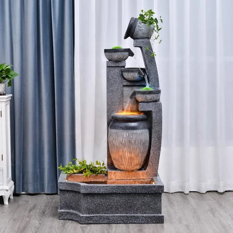 

Outdoor Stone Garden Fountain for House and Garden Water Fountain Indoor Waterfall Wall