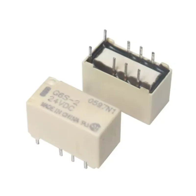 10PCS/Lot 100% New G6S-2-24VDC G6S-2-12VDC G6S-2-5VDC G6S-2-3VDC DIP-8 Original Signal Relay G6S-2-DC5V G6S-2-DC12V G6S-2-DC24