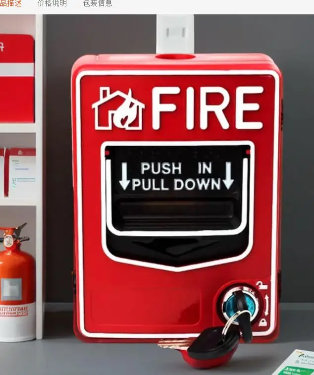 

Resettable Manual Call Point Alarm Safety Emergency Stop Switch Durable Design Quick Activation Fire Rescue User-Friendly Reset